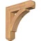 Ekena Millwork Thorton Craftsman Smooth Bracket, Western Red Cedar, 3 1/2"W x 18"D x 18"H BKT04X18X18THR04SWR - alternate 1